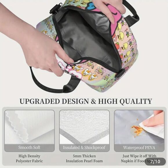 Sanrio Featuring My Melody Insulated Lunch Bag/Crossbody - Picture 6 of 8